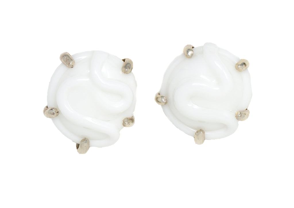 Clear Glass Chunk Earrings – Mariquita Masterson